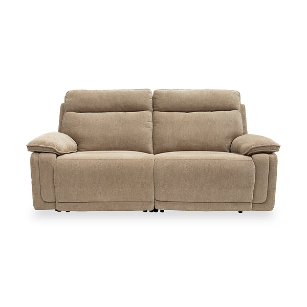 Adrian Soft Touch Fabric 3 Seater Power Recliner Sofa