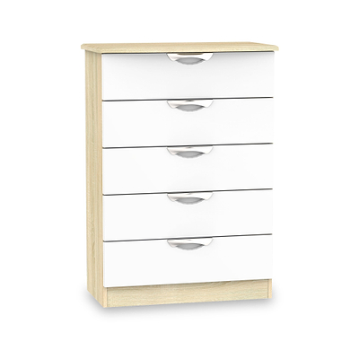 Beckett Gloss 5 Drawer Chest