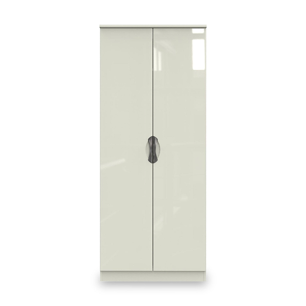 Beckett Gloss 2 Door Wardrobe