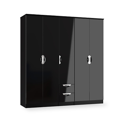 Beckett 5 Door 2 Drawer Wardrobe