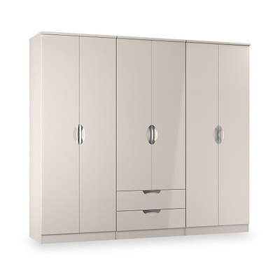 Becket 6 Door 2 Drawer Wardrobe