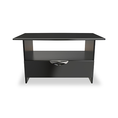 Beckett Gloss 1 Drawer with Open Shelf Coffee Table