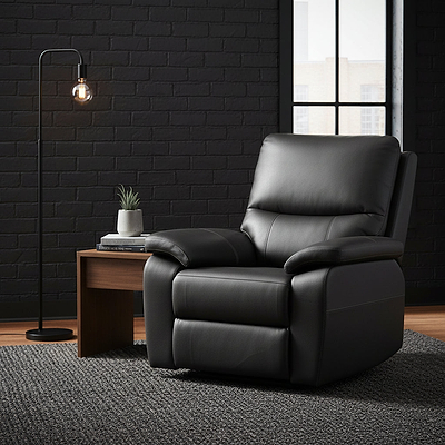 Oxley Leather Power Recliner Armchair