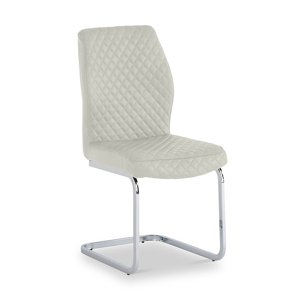 Lewis Faux Leather Quilted Back Dining Chair