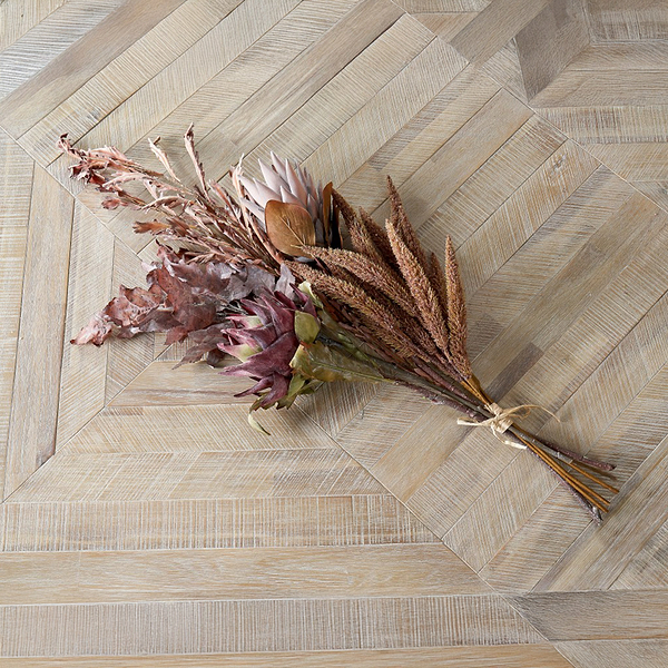 Mulberry Brown Dried Flower Bunch