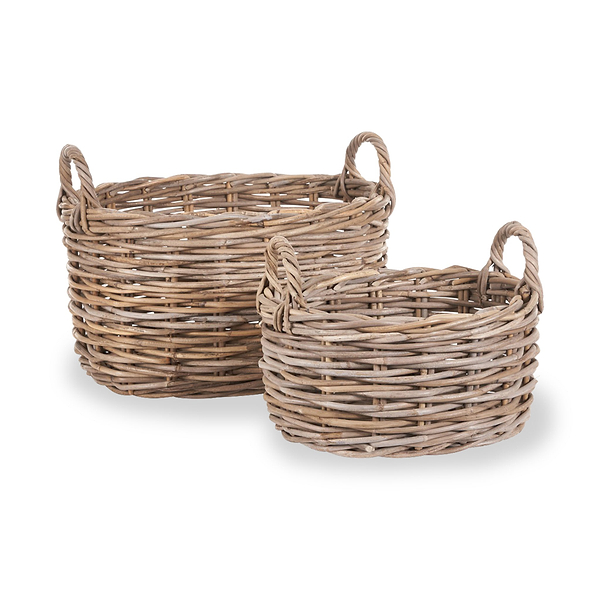 Kubu Oval Baskets Set of 2