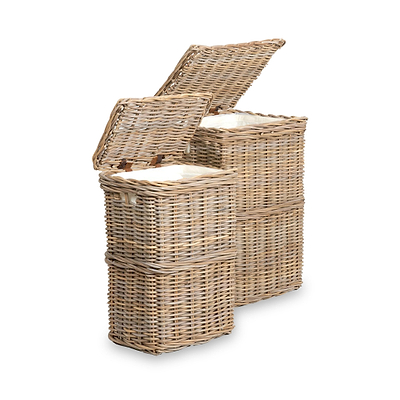 Kubu Rectangular Linen Baskets Set of 2