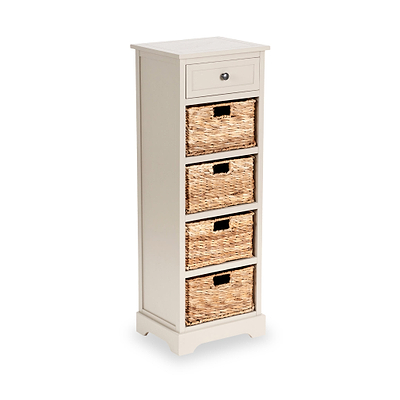 Devonshire Pine Tallboy with Baskets