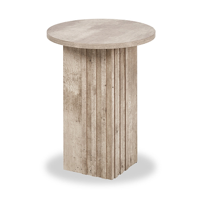 Elkton Concrete Effect Side Table