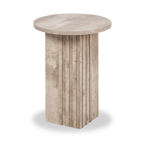 Elkton Concrete Effect Side Table