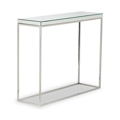 Elysee Mirrored Glass Console Table Table