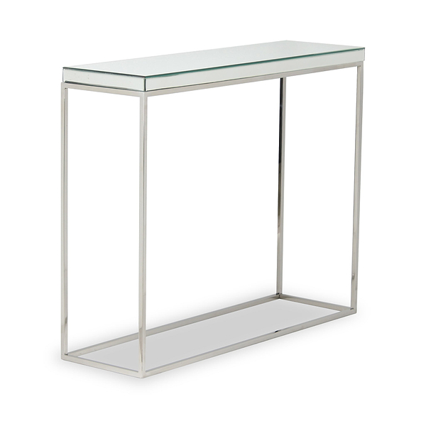 Elysee Mirrored Glass Console Table Table
