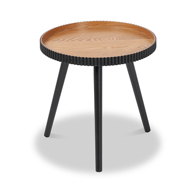 Hammond Pine Fluted Edge Side Table