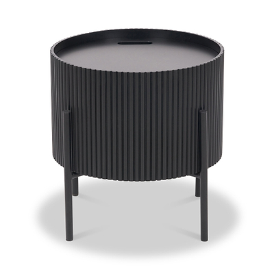 Henderson Fluted Edge Storage Side Table
