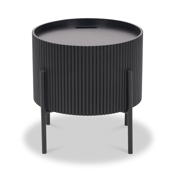 Henderson Fluted Edge Storage Side Table