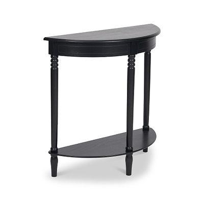 Heritage Pine Half Moon Console Table