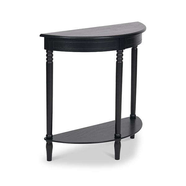 Heritage Pine Half Moon Console Table