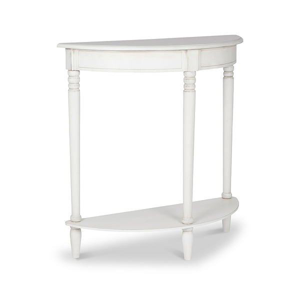 Heritage Pine Half Moon Console Table