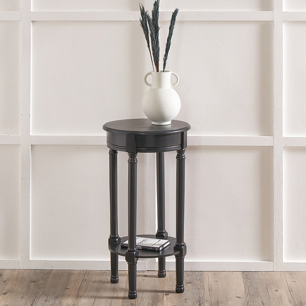 Heritage Pine Round Side Table