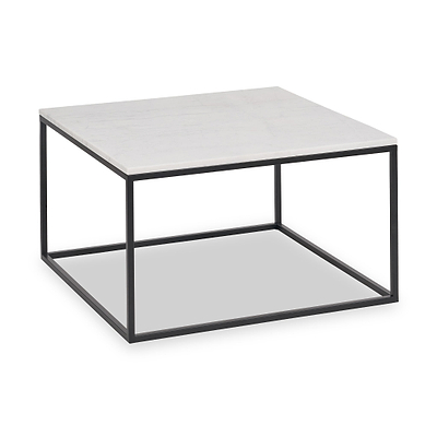 Kalani Marble Top Square Coffee Table