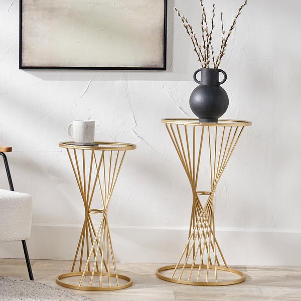 Liberty Gold Metal Side Table
