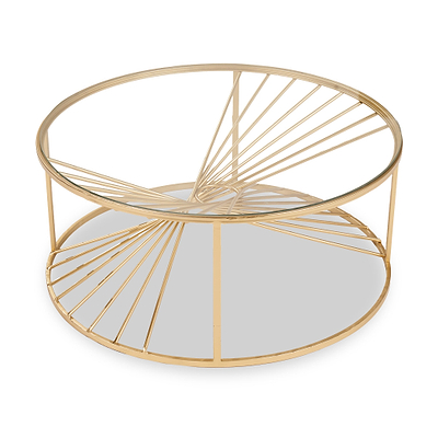 Liberty Gold Metal Coffee Table