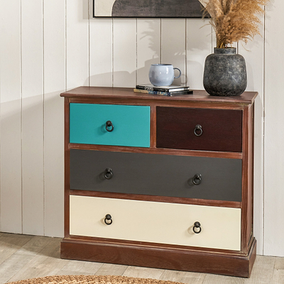 Loft Pine 2 Over 2 Drawer Chest
