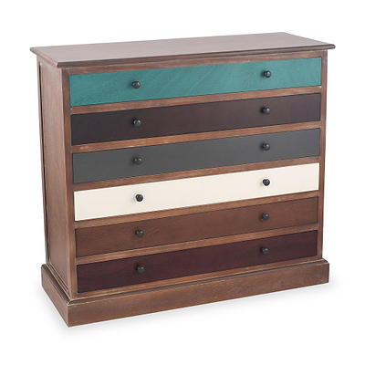 Loft Pine 6 Drawer Chest