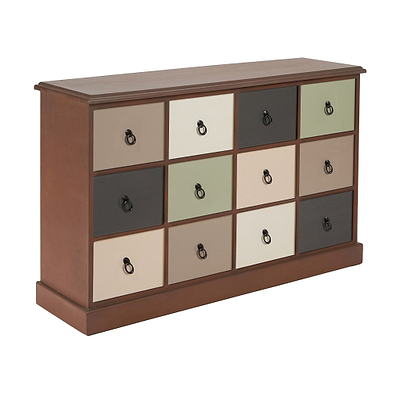 Loft Pine 12 Drawer Chest of Drawers