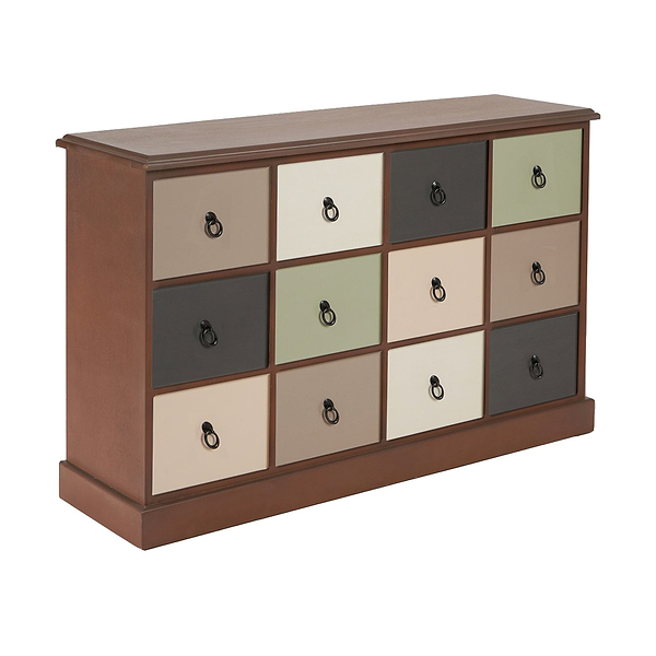 Loft Pine 12 Drawer Chest of Drawers