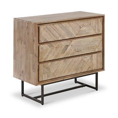 Marca Sand Wash Acacia 3 Drawer Chest