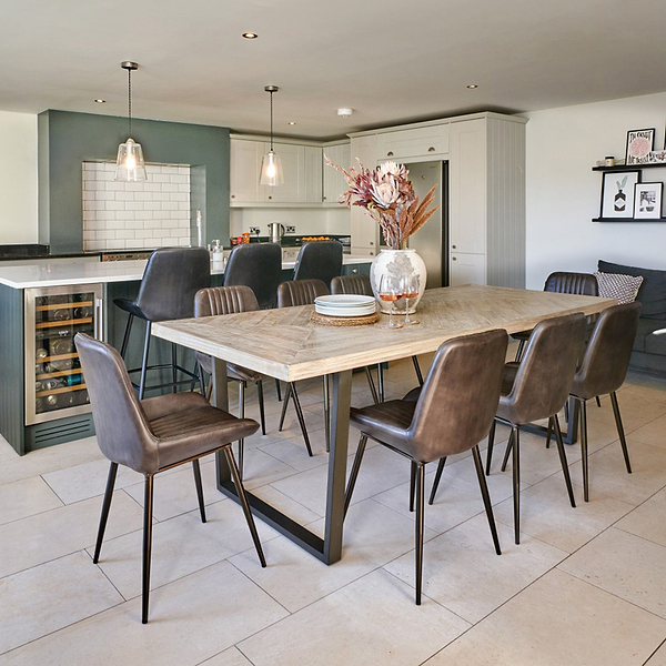 Marca Sand Wash Acacia 220cm Dining Table