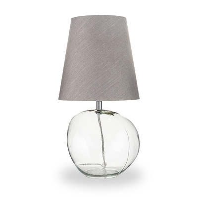 Hallie Clear Glass Table Lamp