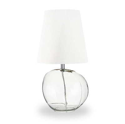 Hallie Clear Glass Table Lamp