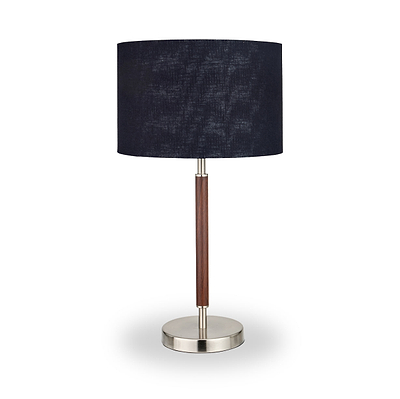 Gianni Brushed Silver Table Lamp