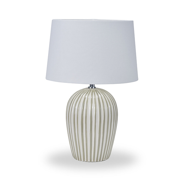 Cannes Stripe Ceramic Table Lamp