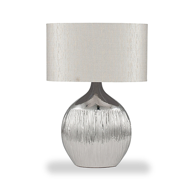 Gemini Etched Ceramic Table Lamp