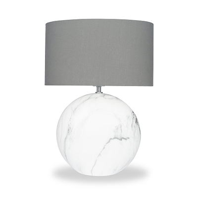 Crestola Marble Effect Ceramic Table Lamp