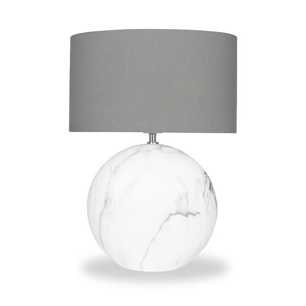 Crestola Marble Effect Ceramic Table Lamp