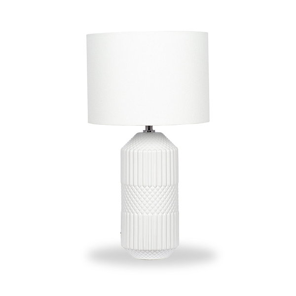 Meribel Geo Tall Ceramic Table Lamp