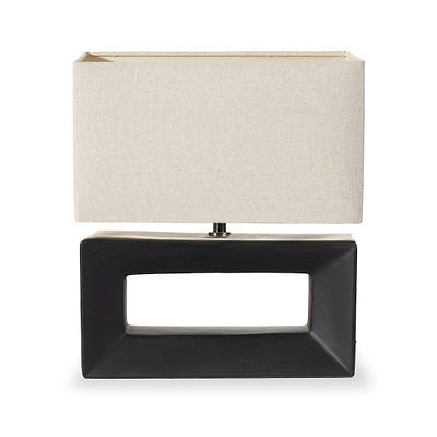Block Ceramic Table Lamp