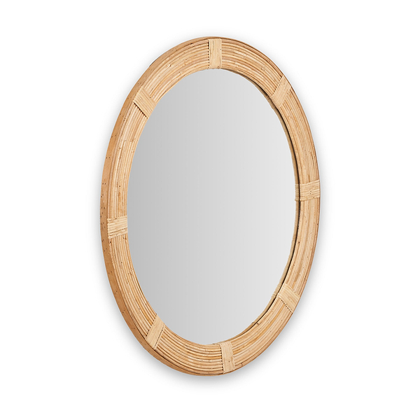 Amara Natural Rattan Framed Wall Mirror
