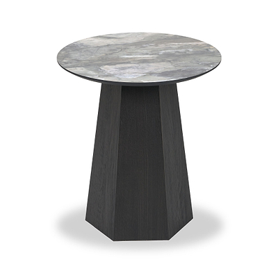 Myana Marble Effect Side Table