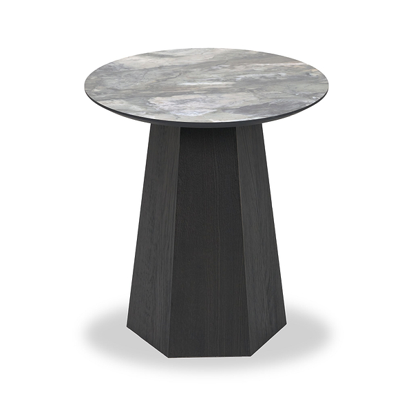 Myana Marble Effect Side Table