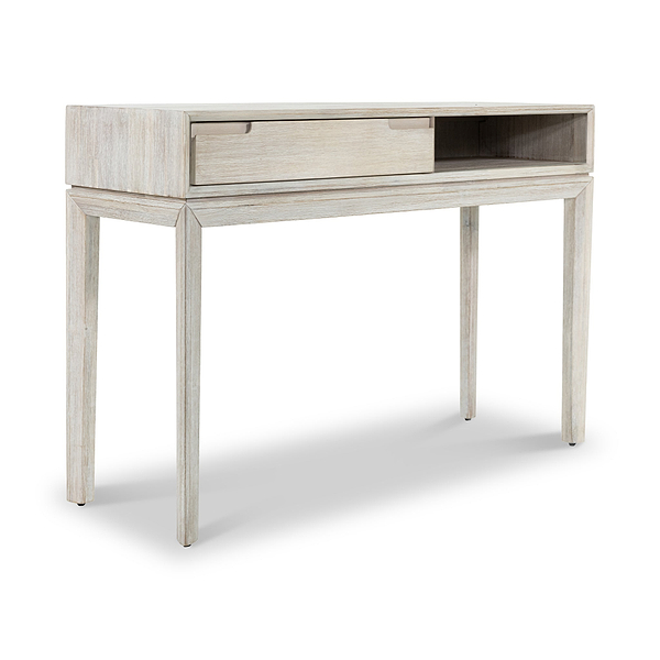 Gio White Sand Acacia Console Table