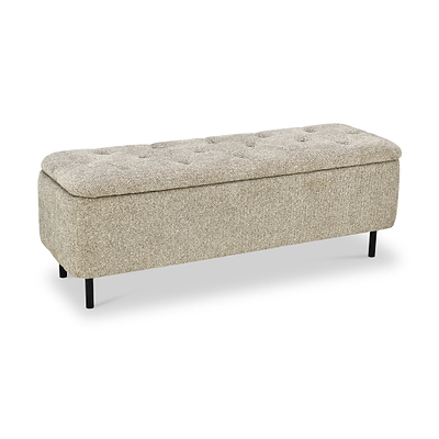 Else Buttoned Storage Ottoman