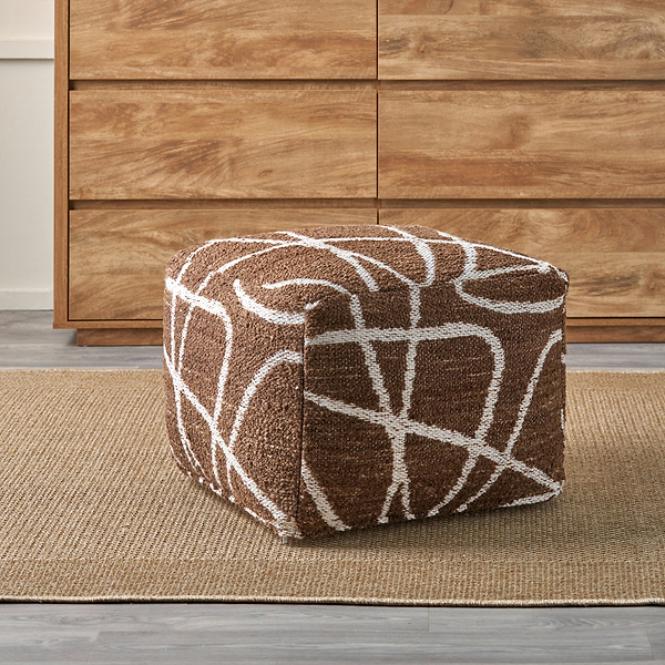 Tabria Indoor & Outdoor Abstract Design Pouffe