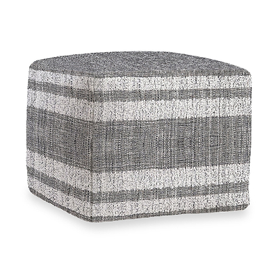 Highclere Indoor & Outdoor Stripe Design Pouffe