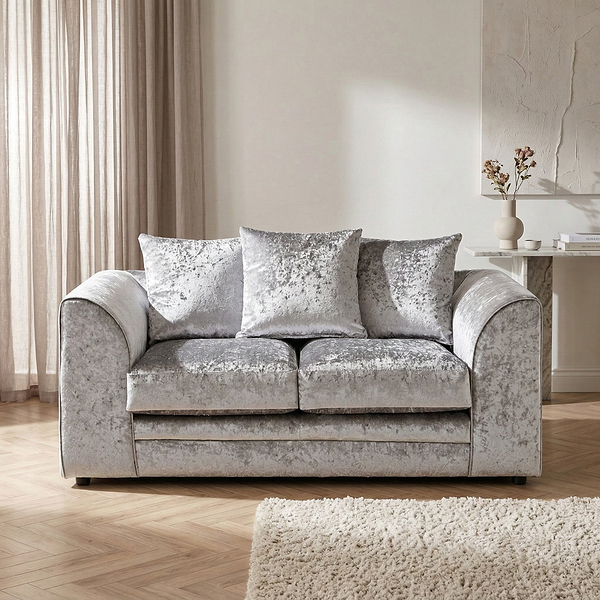Tamara Crushed Velvet 2 Seater Sofa