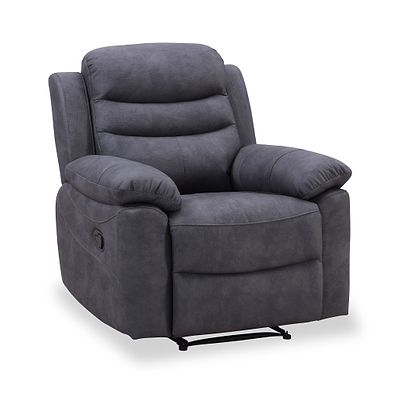 Conway Charcoal Reclining Armchair